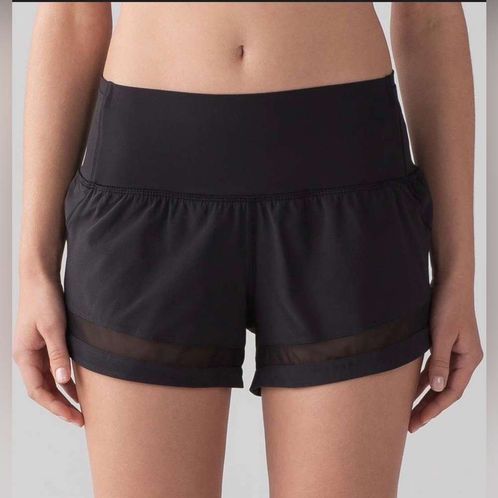 lululemon athletica Black Athletic Shorts